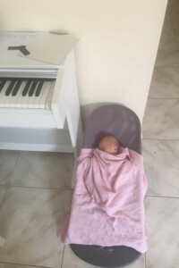 Mariah at 24 days old.